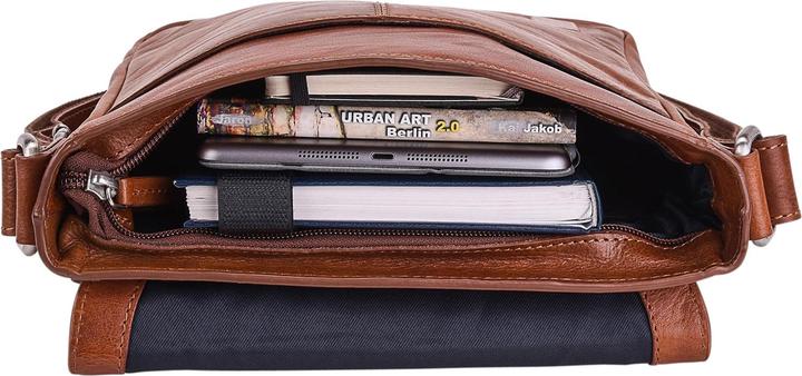 Image du produit Leonard Heyden Leonhard Heyden Cambridge Messenger S 10 Zoll - Cognac