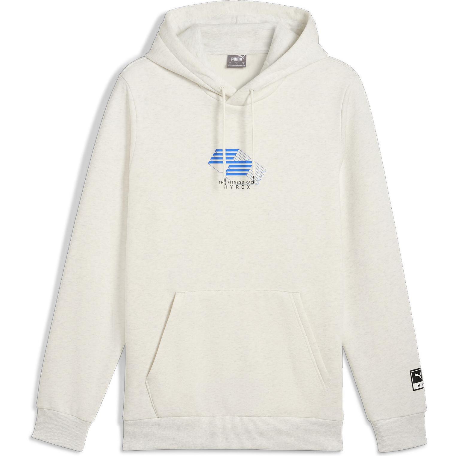 Puma, Herren, Pullover, HYROX x Graphic Hoodie, Weiss, (XXL)