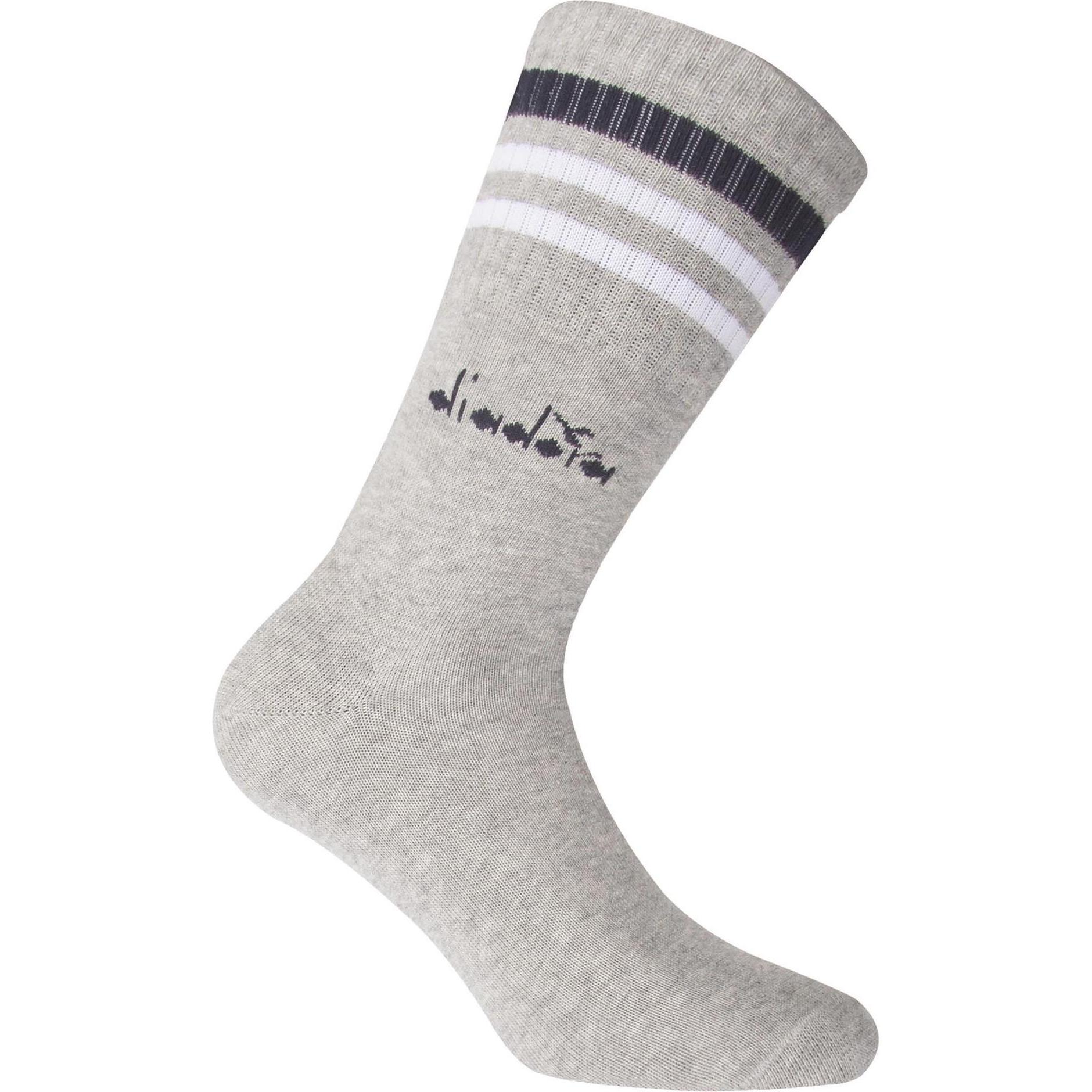 Thumbnail - Diadora, Herren, Socken, TB D9095-6P, Grau, (6er Pack, 35 - 38)