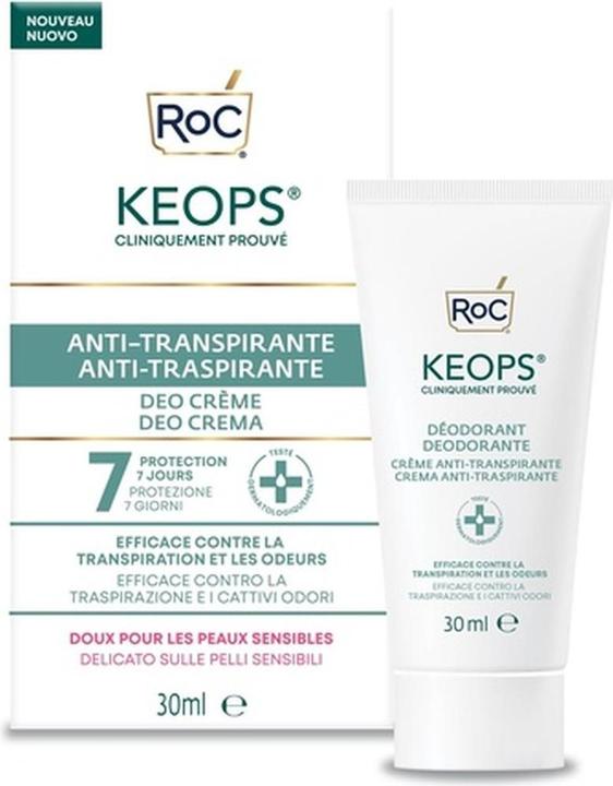 Actual product image Roc Keops Cream Deodorant (Roll-on)
