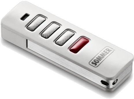 Actual product image Sommer Torantriebe SOM S10448-00001 Hand-held transmitter3-Command hand-held transmitter Pearl Status Advantages like (Handheld transmitter)