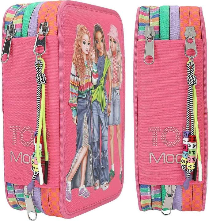 Image du produit Depesche TOPModel 3-Fach Federtasche JOY inkl. Stifte