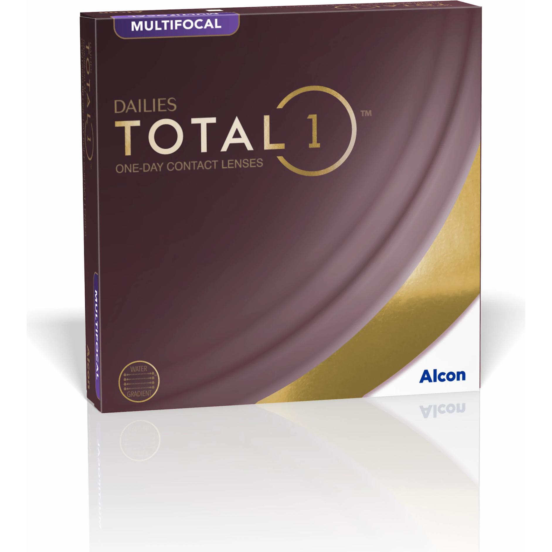 Dailies Total1, Kontaktlinsen, Multifocal (90 Stück, Tageslinse, Multifokal)