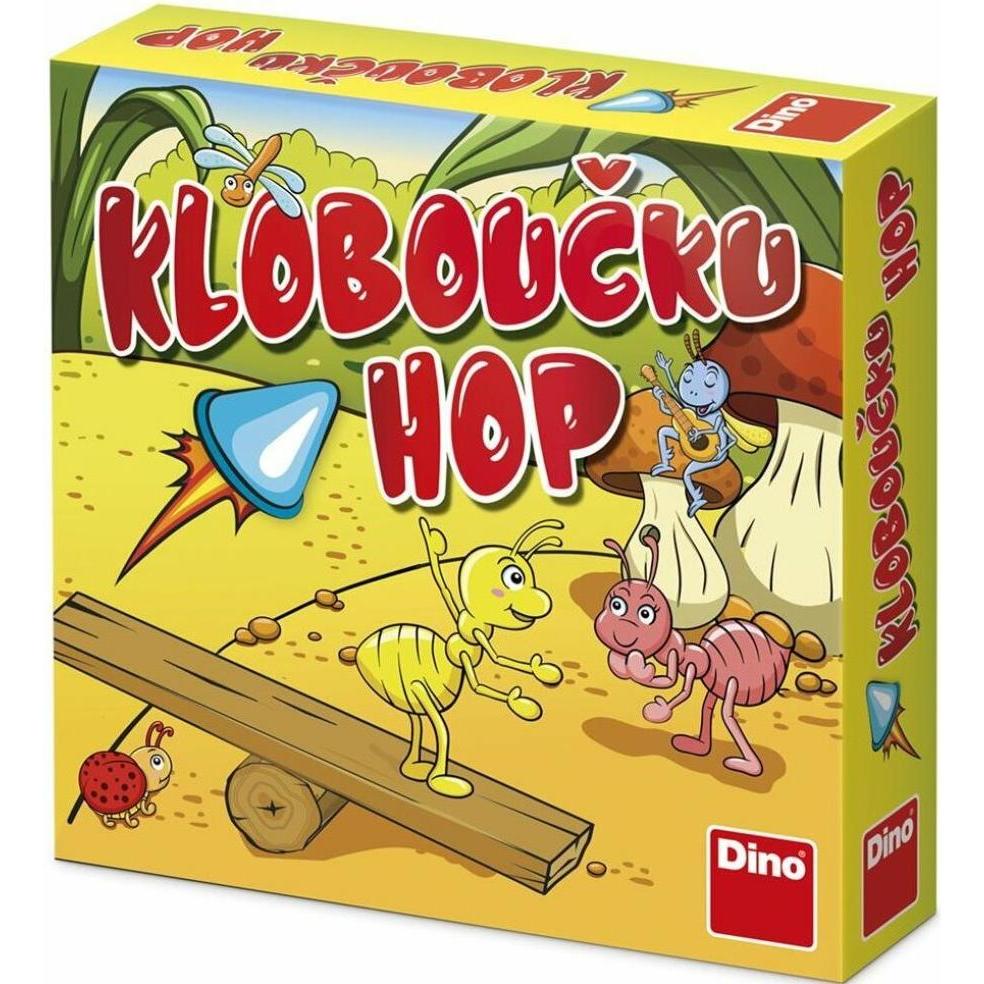 Dino Spiel Hut, hop!