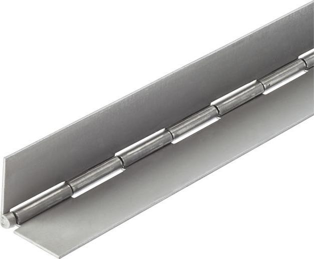 Produktbild Stangenscharnier Stahl roh ungelocht 2 m