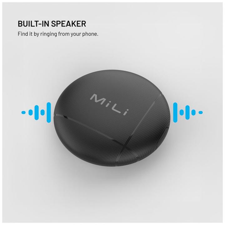 Actual product image Fixed LiTag with Find My and Find Hub support, black (Android, Apple, iOS)