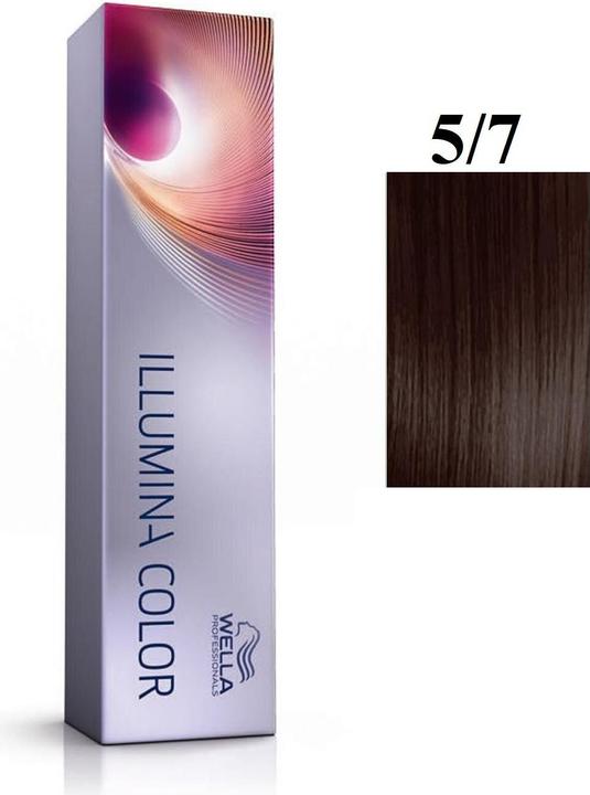 Actual product image Wella Illumina Colour Light Brown 5/7 60ml (5, 7 Light chestnut brown)