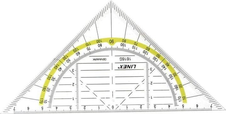 Produktbild Linex Geometriedreieck (16 cm, Kunststoff)