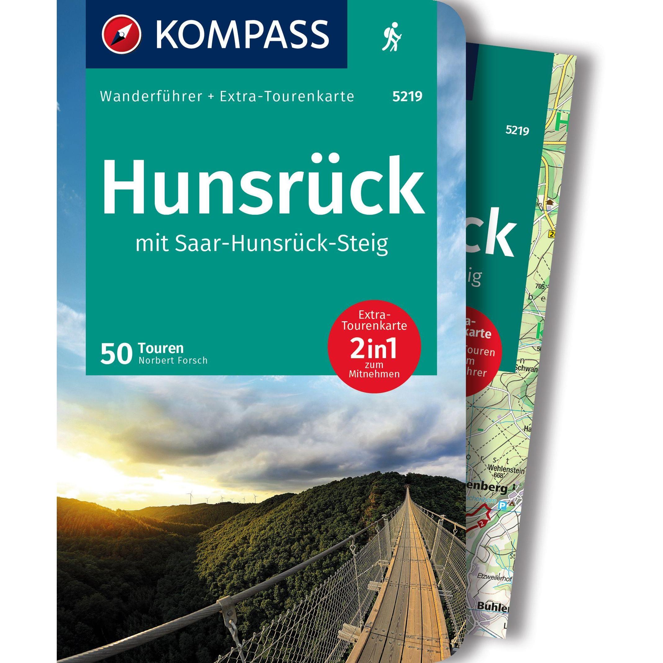 Wanderführ 5219 Hunsrück m.S-H., Landkarte