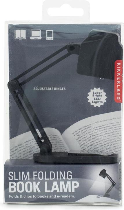 Produktbild Kikkerland Slim Folding Book Lamp