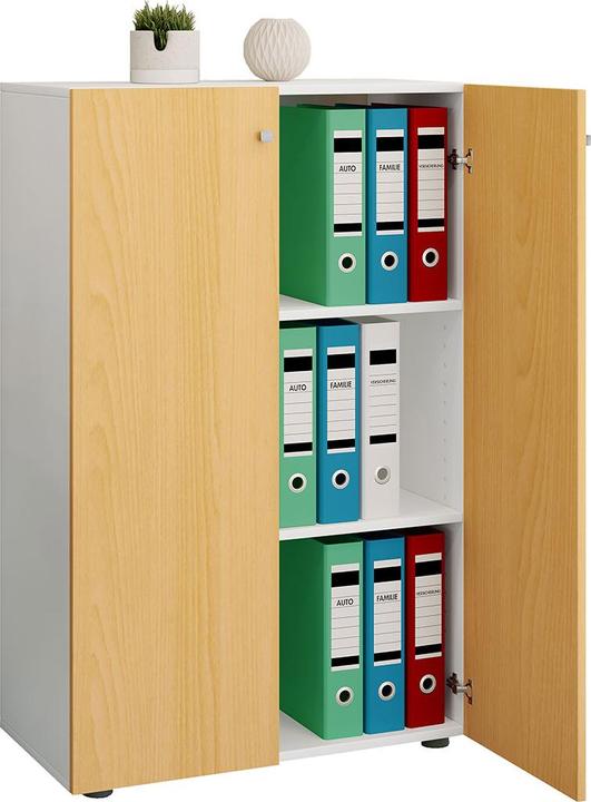 Produktbild Ebuy24 Büroschrank LonaXLDT weiss (70 x 39 x 110 cm)