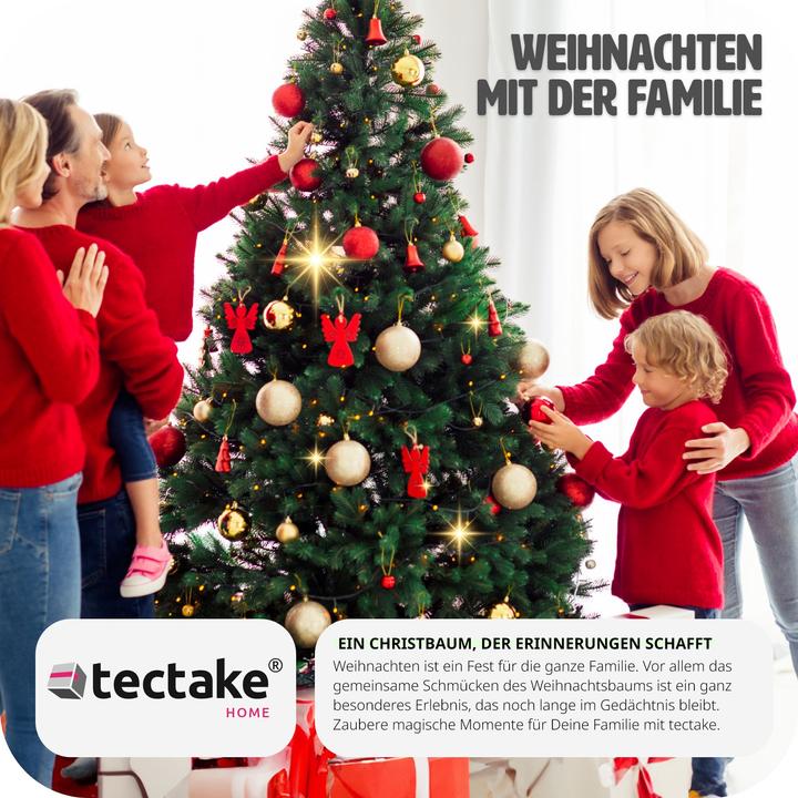 Produktbild tectake Künstlicher Weihnachtsbaum (180 cm)