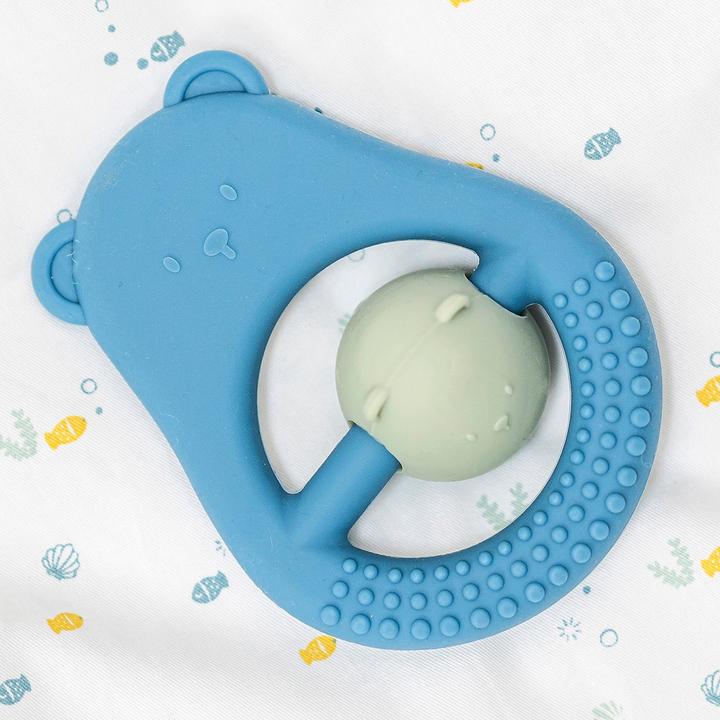 Immagine prodotto Nattou Anello di dentizione Madre in silicone blu