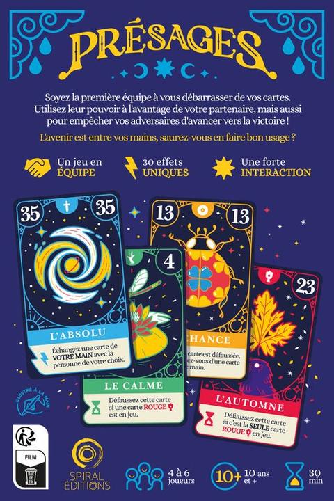 Produktbild Spiral Editions Présages (Französisch, 4 - 6 Spieler)