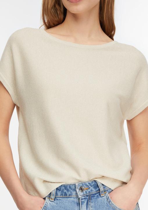 Produktbild Comma Allover-Glitzergarn-Pullover mit Cap-Sleeves (46)