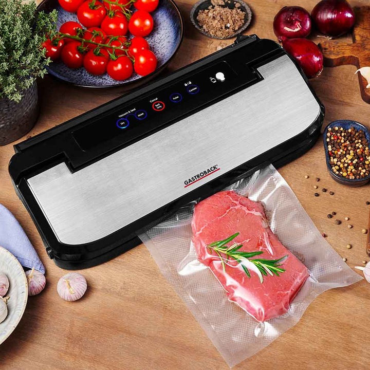 Produktbild Gastroback Vakuumiergerät BASIC 46009 Schwarz/Silber