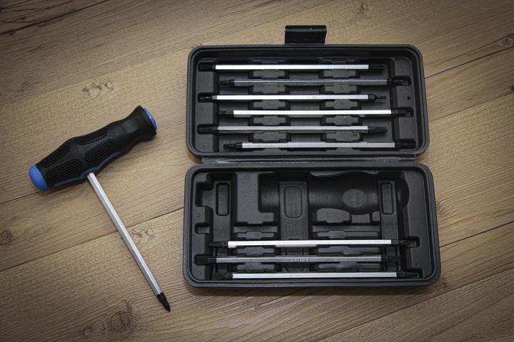 Produktbild BGS Schraubendreher-Satz mit Wechselklingen 11-tlg. (T-profil, Kreuzschlitz, Schlitz)