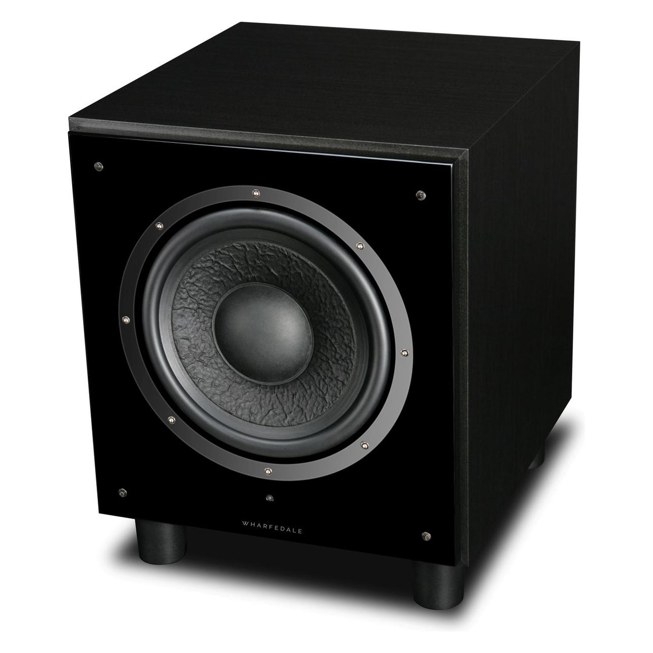 Wharfedale Sw-10 Black (1 Stk., 200 W), HiFi + Heimkino Lautsprecher, Schwarz