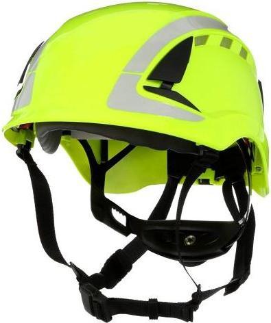 Actual product image 3M SecureFit safety helmet neon ventilated reflective (50 - 63 cm)