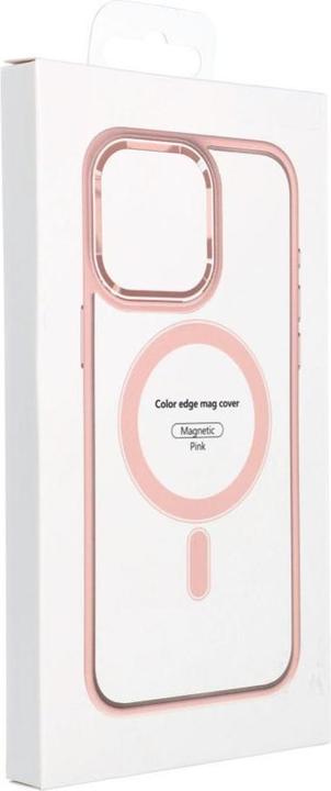 Produktbild OEM Back panel cover COLOR EDGE MAG COVER case compatible with MagSafe for SAMSUNG S25 ULTRA pink (Samsung Galaxy S25 Ultra)
