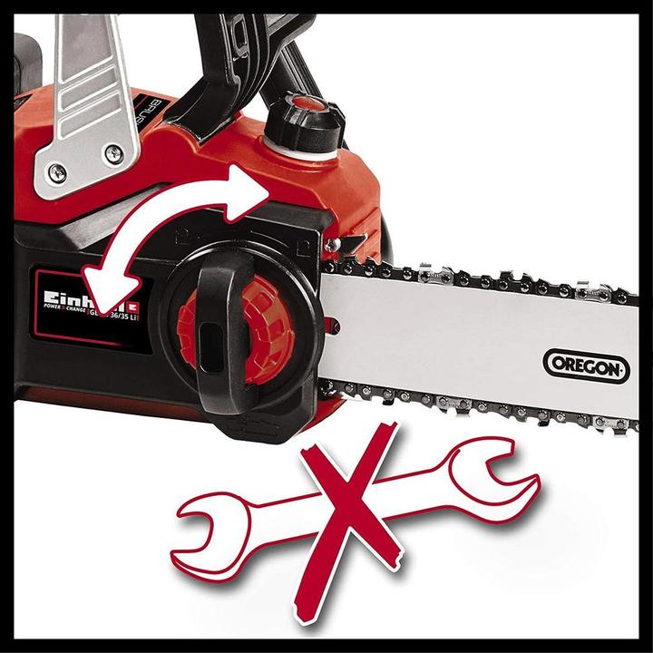 Actual product image Einhell GE-LC 36/35 Li Solo (Battery chain saw)