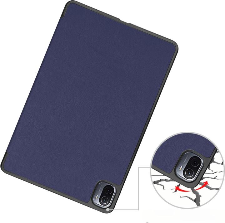 Actual product image Cover-Discount Xiaomi Pad 5 - Tri-fold Smart Case dark blue (Xiaomi Pad 5)