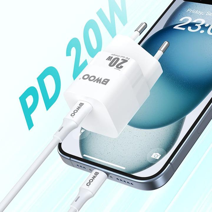 Actual product image Bwoo 20W mini wall charger CDA155 USB-C (20 W)