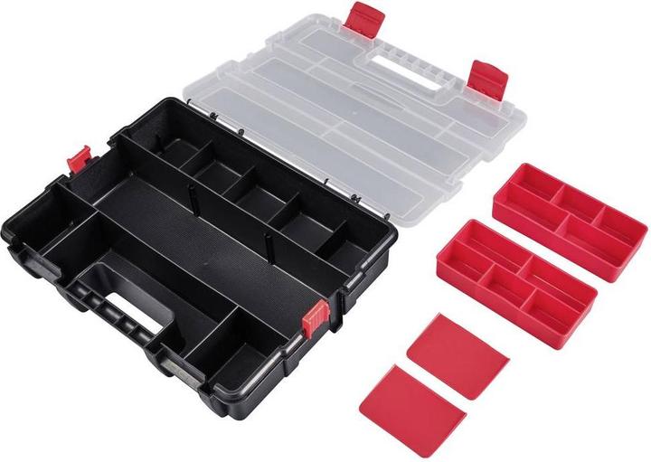 Produktbild Toolcraft Sortimentsbox (L x B x H) 285 x 225 x 60 mm Anzahl Fächer: 21 variabl