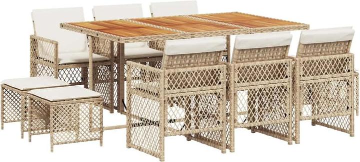 Produktbild vidaXL Garten Essgruppe (165 x 106 x 73 cm)