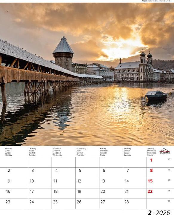 Produktbild Berge + Täler 2026 (30 x 40 cm)