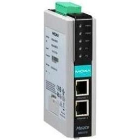 Moxa MGATE MB3270I - Gateway Modbus avanzato a 2 porte con isolamento a 2 kV, temperatura operativa da 0 (2 porte), Switch di rete