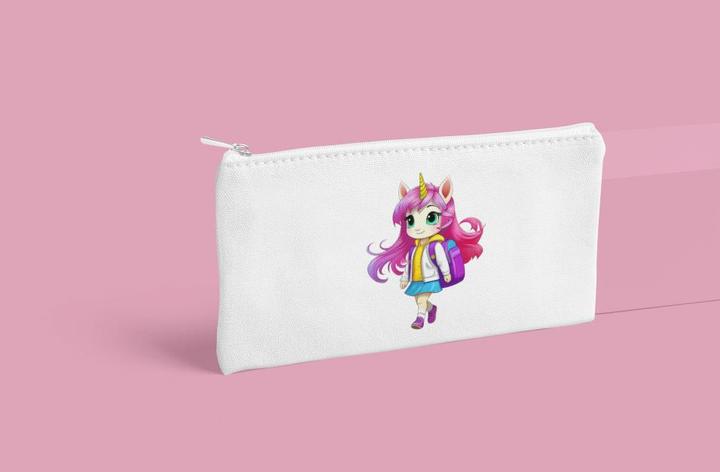 Image du produit Bügelbilder Schul & Freizeitsrucksack-Set Unicorn girl goes to school (15 l)