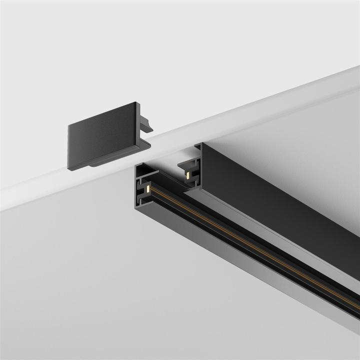 Image du produit Maytoni Rail d'alimentation monophasé 1m structure peinte par poudrage noir