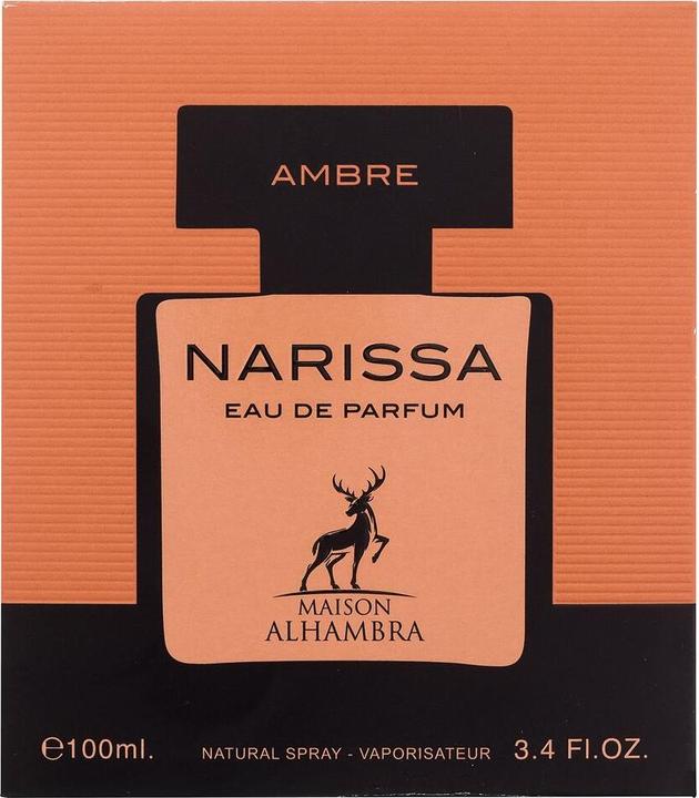 Actual product image Alhambra Narissa Ambre - EDP - Volume: 100 ml (Eau de parfum, 100 ml)