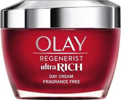 Produktbild Olay Regenerist Ultra Rich Day Cream Nicht fettende Textur mit Vitamin B3 Peptiden und Shea Butter Fra (50 ml, Tagescreme)