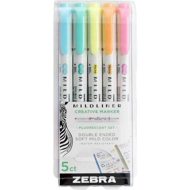 Zebra, Penne, Mildliner (5 x)