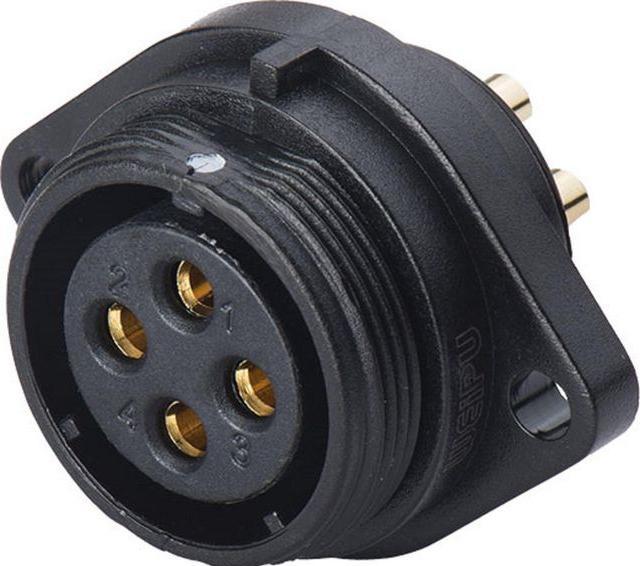 Produktbild RS PRO 2W 2 HOLE FLANGE MOUNT SOCKET 30A IP68