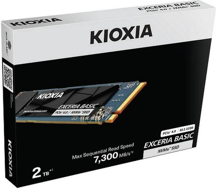 Actual product image Kioxia EXCERIA BASIC NVMe 1TB M.2 2280 PCIe 4.0 LSF10Z001T8 (1000 GB, M.2, M.2 2280)