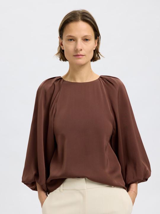 Immagine prodotto Selected Satin Bluse mit 3/4 Ärmeln (34)