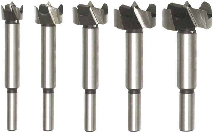 Toya Holzschneider-Set 5-tlg., Schaftdurchmesser 8 mm, Genauigkeit +/- 0,02 mm (15-35 mm)