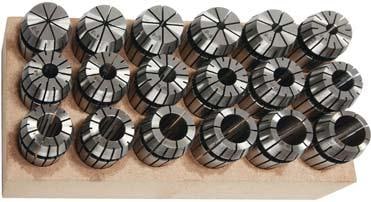 Immagine prodotto Fortis Set di pinze di serraggio ER11 Campo di serraggio 1-7 mm DIN6499B