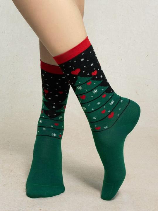 Produktbild Bleuforêt Socken Weihnachtsbaum (Einzelpack, 36 - 40)