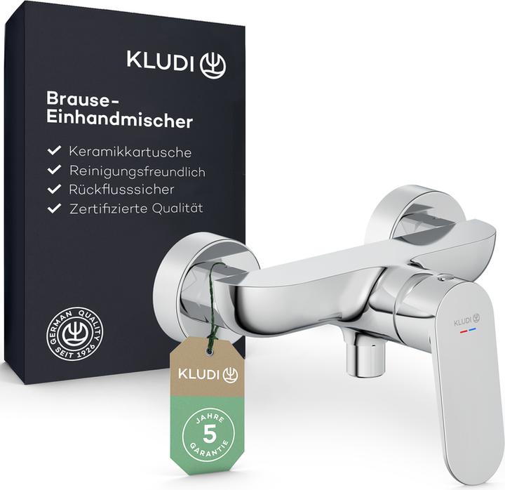Kludi X1 Duscharmatur Aufputz, Brause-Einhandmischer