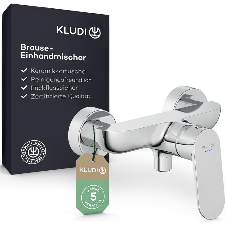 Kludi, Rubinetteria per bagno, X1 Duscharmatur Aufputz, Brause-Einhandmischer