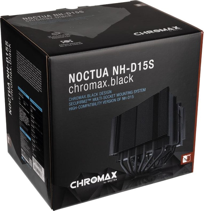 Image du produit Noctua NH-D15S chromax.black refroidisseur de CPU (160 mm)
