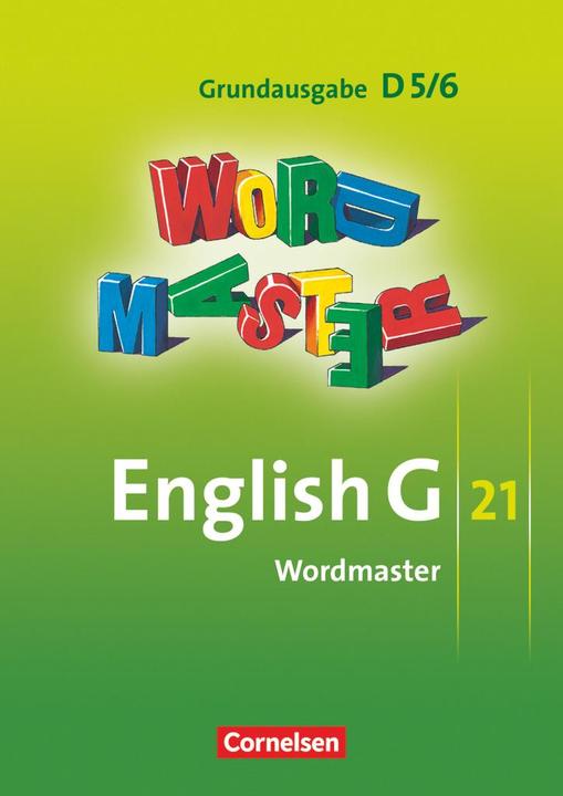 Produktbild English G 21. Grundausgabe D5/6. Wordmaster (Englisch, 2011)
