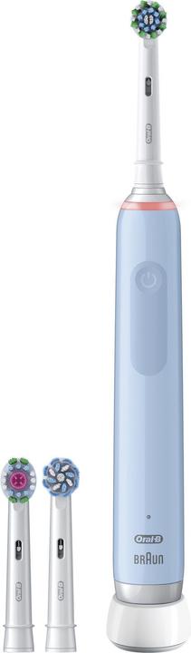 Produktbild Oral-B PRO Wiederaufladbare elektrische Zahnbürste 3 3700 Blau, 3 Bürstenköpfe, 1 Zahnbürste
