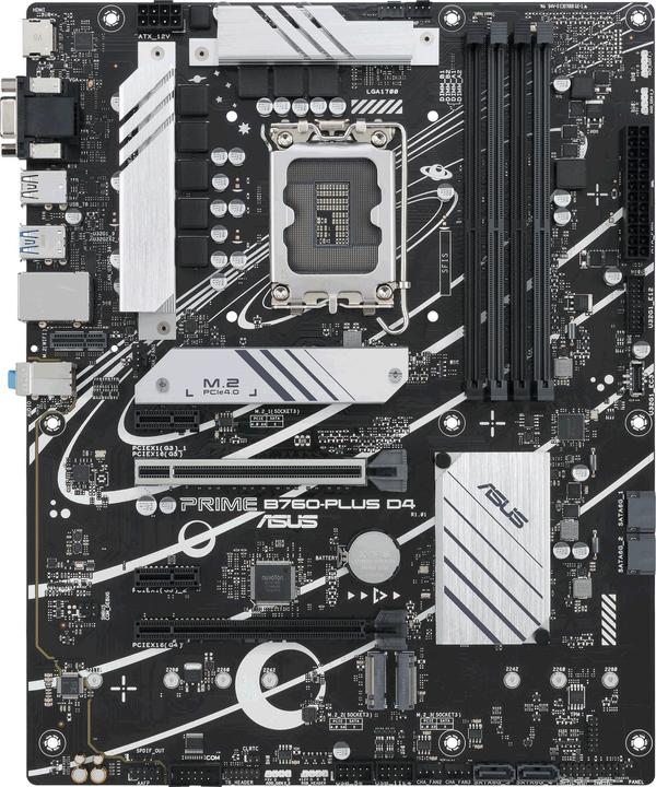 ASUS PRIME B760-PLUS D4 (LGA 1700, Intel B760, ATX)