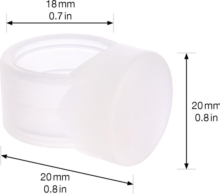 Actual product image Handle bumper 18 mm 4pcs. (4 pcs.)