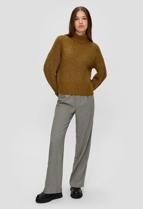 Produktbild s.Oliver Strickpullover Strickpullover mit Rollkragen (S, XS)